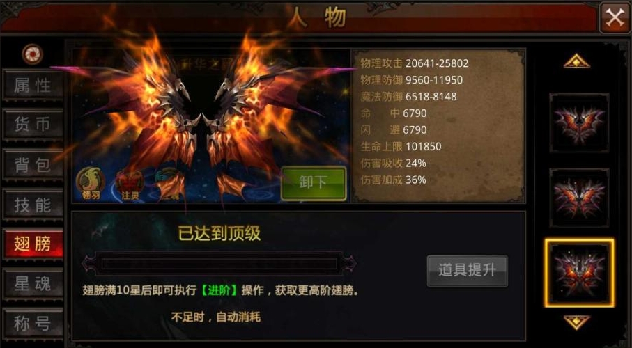 全民奇迹2手游火法带什么翎羽