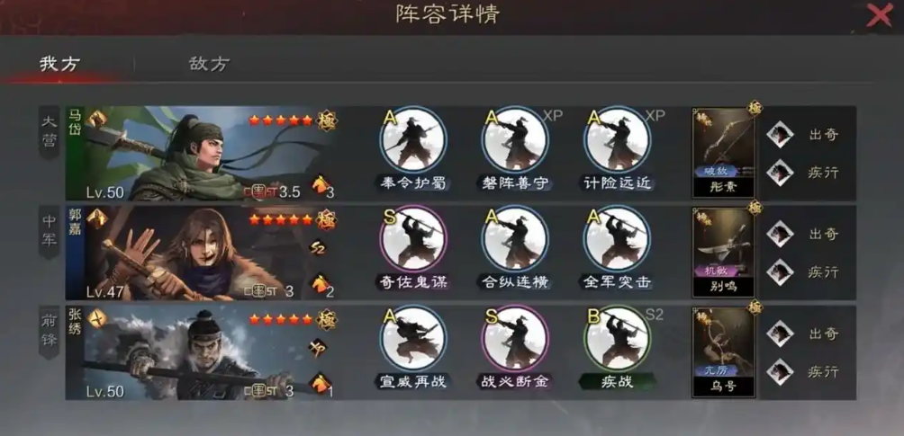 率土之滨郭嘉怎么搭配