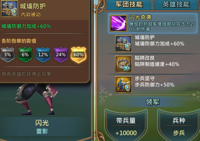 王国纪元城墙陷阱怎么分配