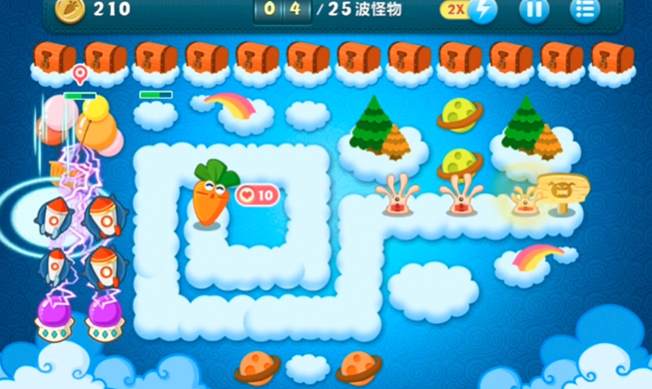 保卫萝卜挑战第16关怎么玩