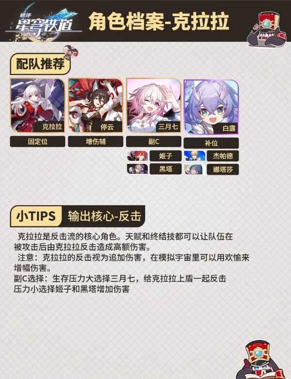 崩坏星穹铁道克拉拉怎么培养