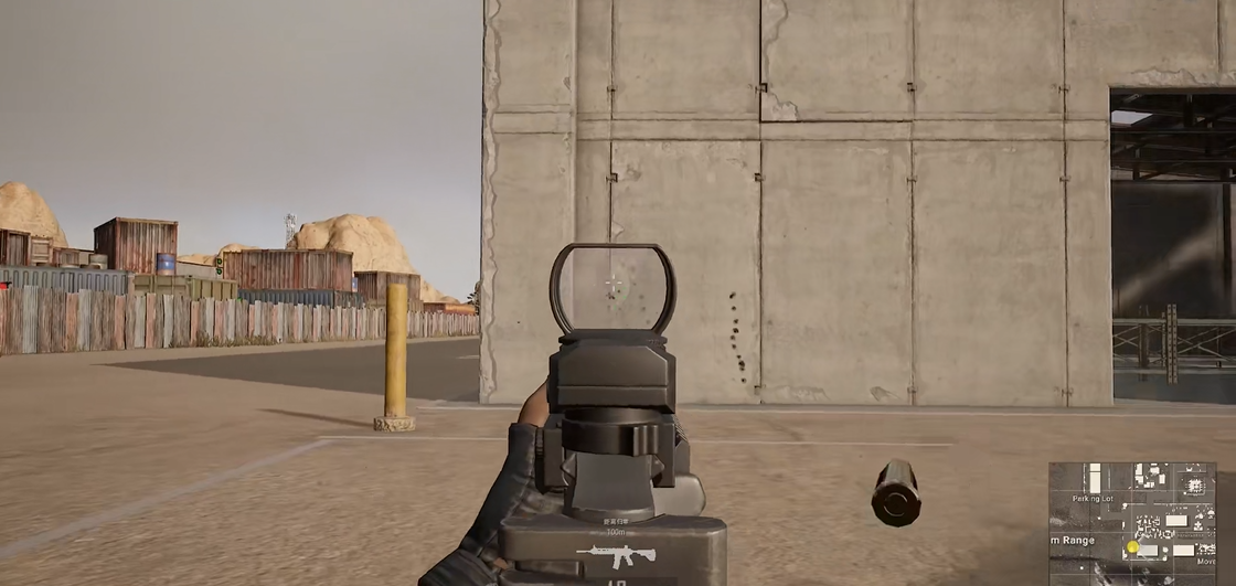 绝地求生瞄准怎么是斜的