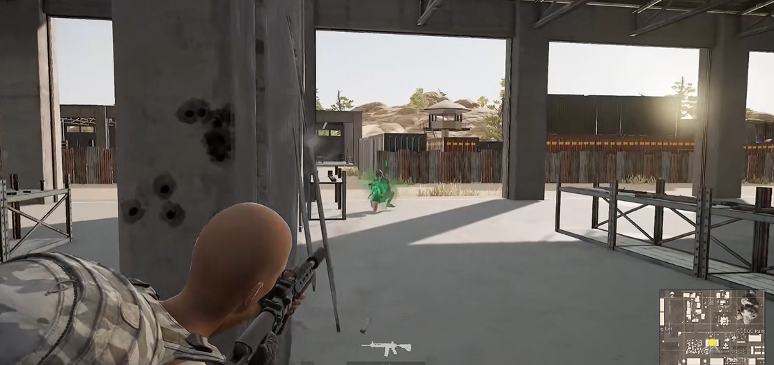 绝地求生瞄准怎么是斜的