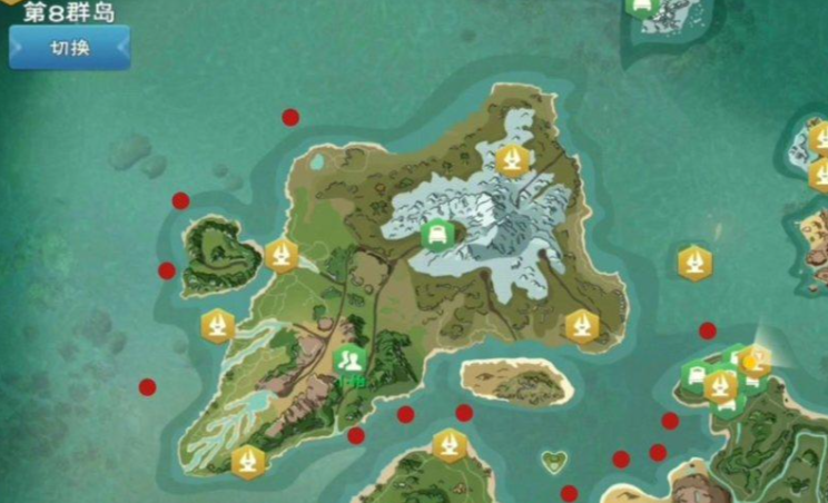 创造与魔法鲨鱼坐标点在哪