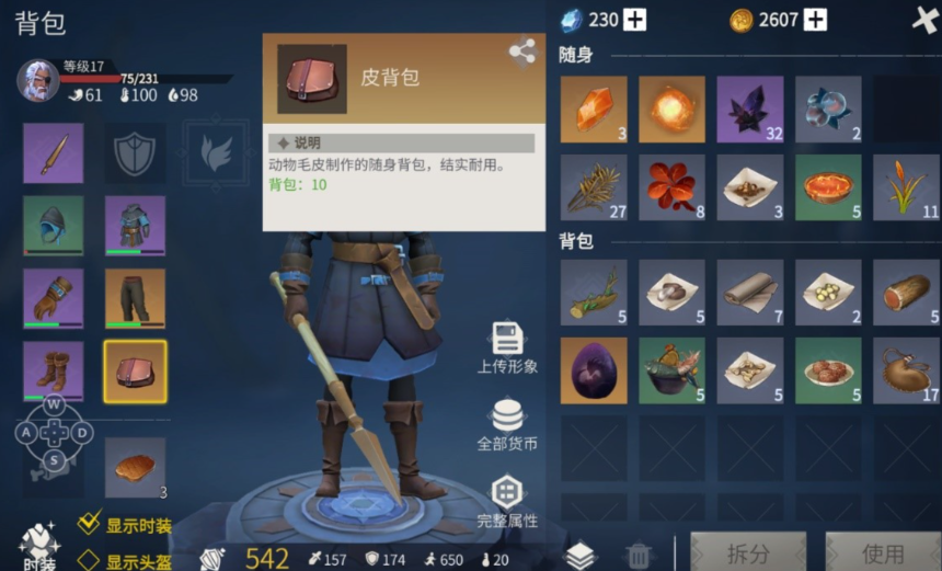 冰原守卫者哪里可以扩大背包