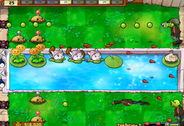 植物大战僵尸1植物僵尸2怎么过