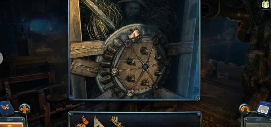 密室逃脱14井边的锁片怎么转