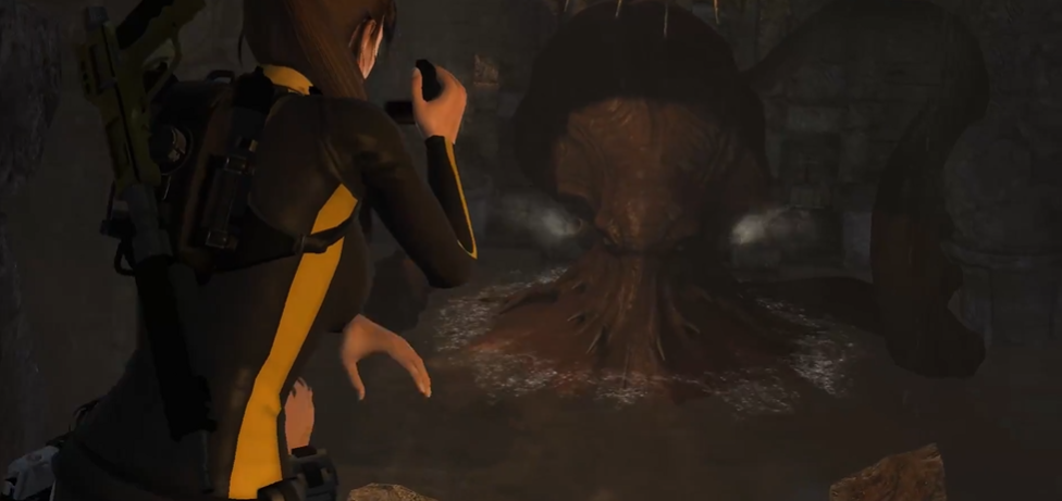 古墓丽影8怎么过章鱼那一关