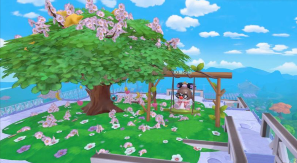 摩尔庄园家园怎么在空中