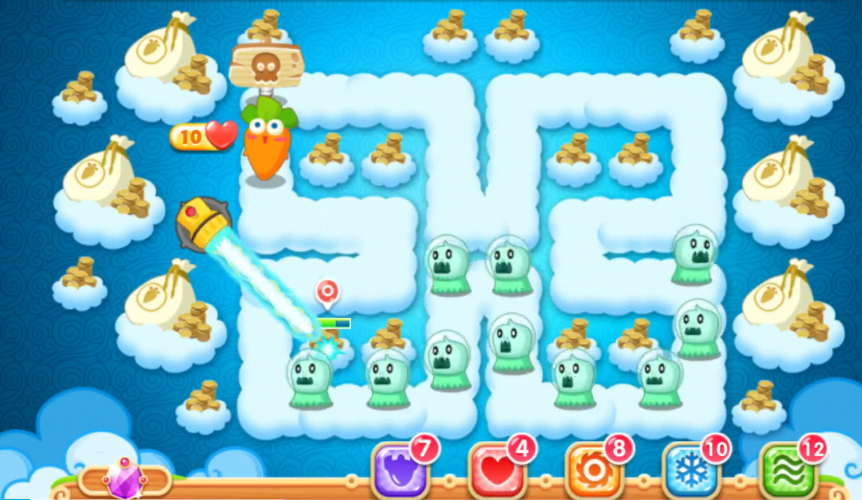 保卫萝卜二第51关怎么玩 保卫萝卜二第51关怎么玩