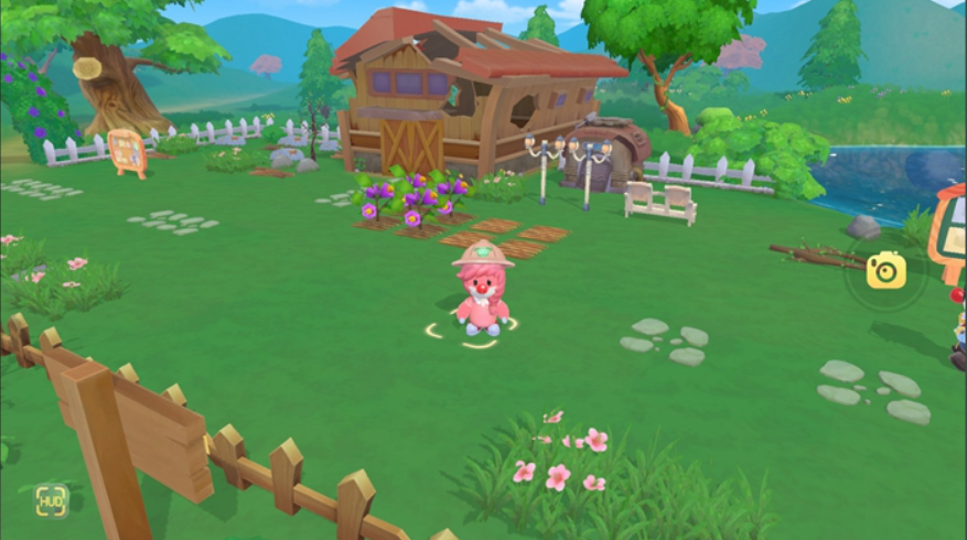 摩尔庄园怎么在建筑物下面种地