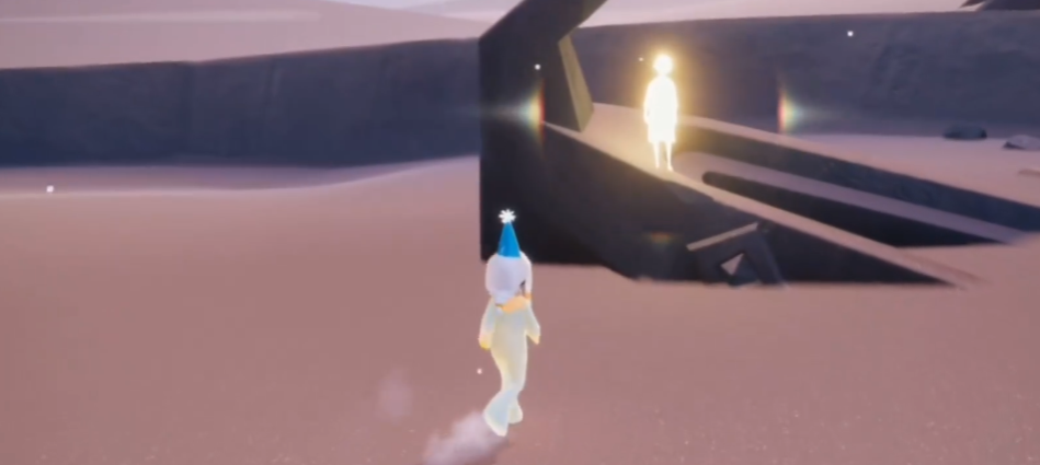 光遇星光沙漠的王子躲在哪里