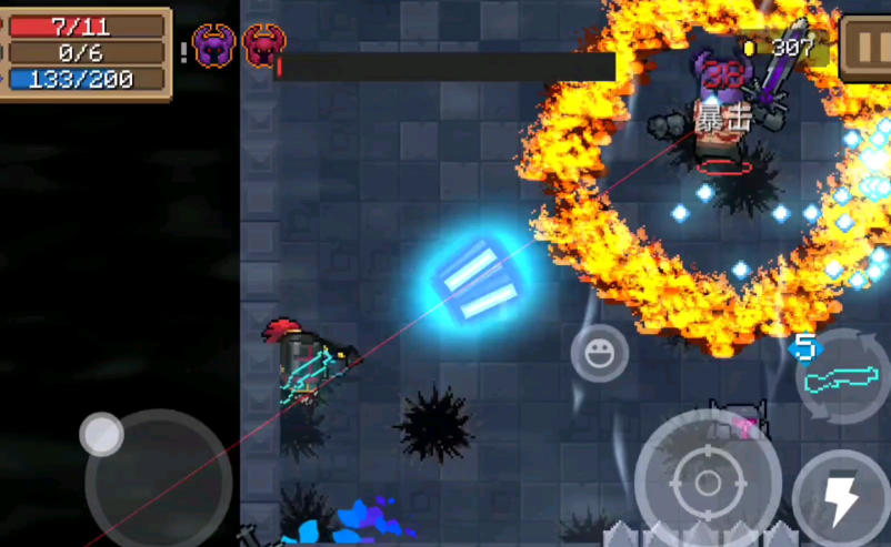 元气骑士紫爵士怎么打