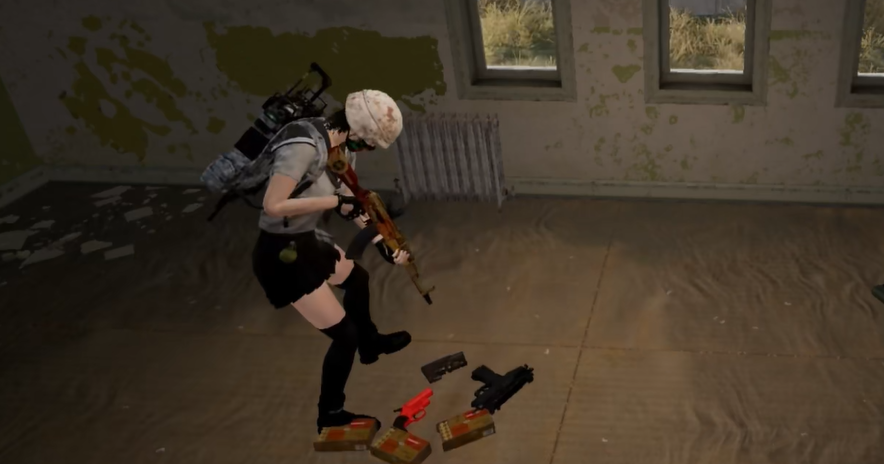 绝地求生空投枪怎么切换