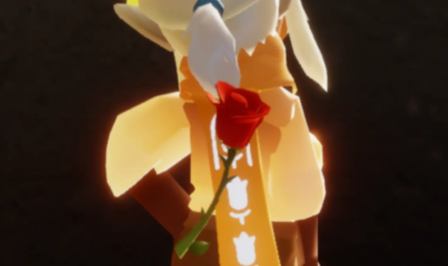 光遇如何加玫瑰花叼在嘴里