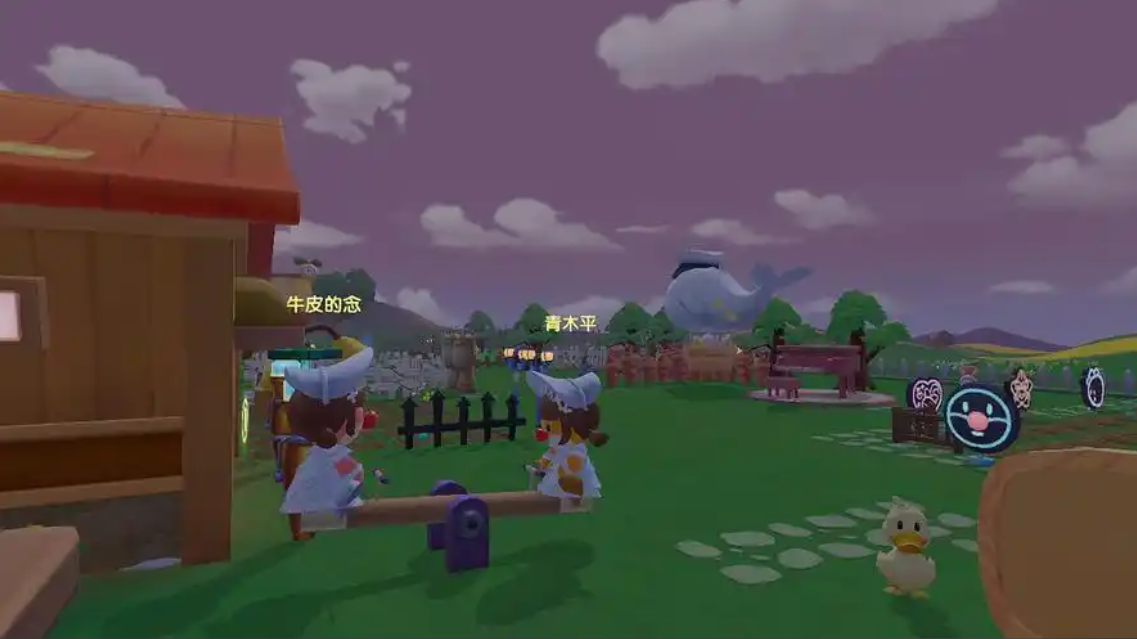 摩尔庄园中拉姆跷跷板怎么使用