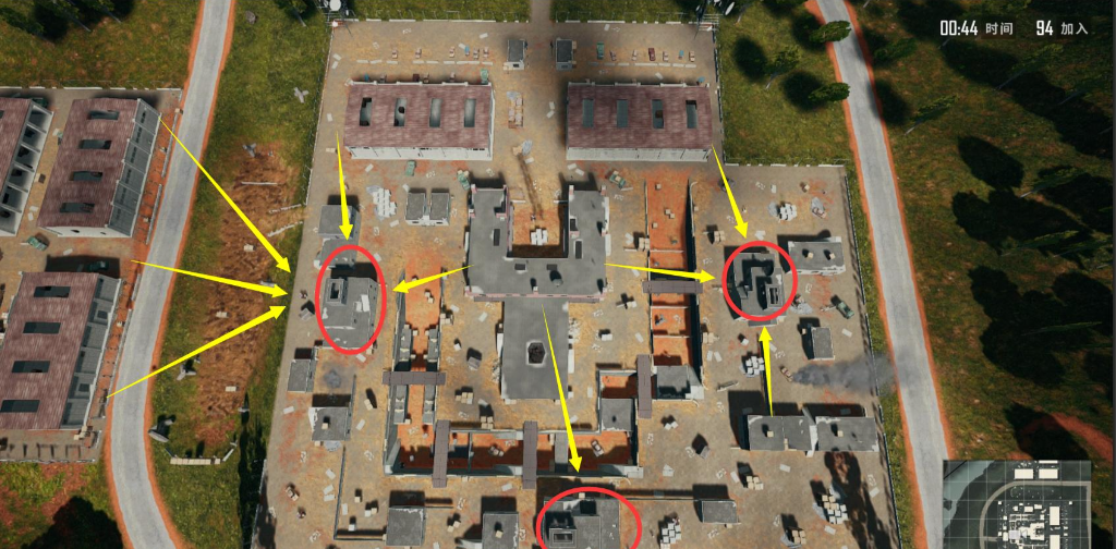 绝地求生如何防守楼层