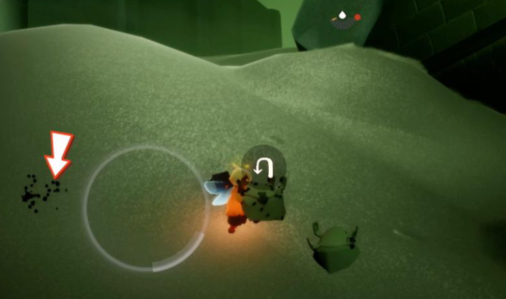 光遇怎么掀开螃蟹