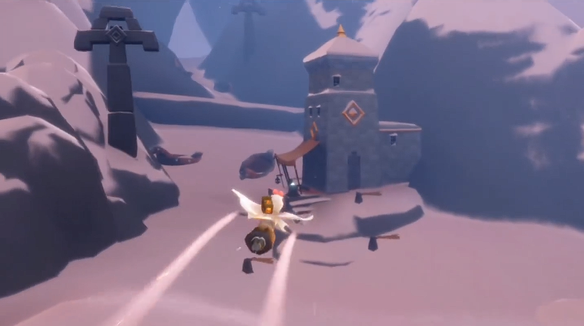 光遇夜晚白鸟城怎么去