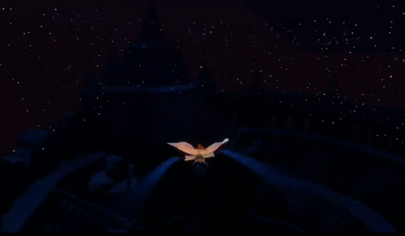 光遇夜晚白鸟城怎么去