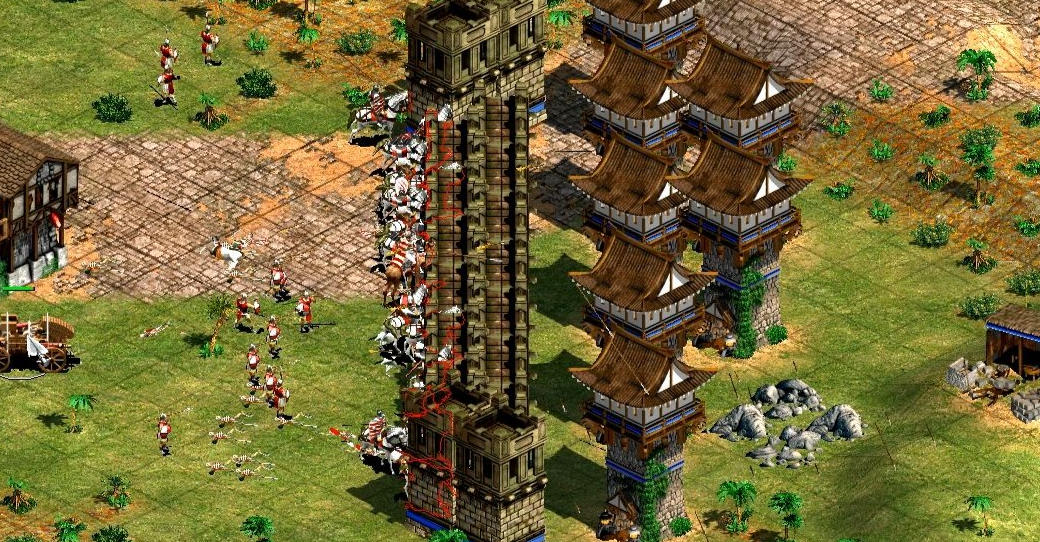 帝国时代2箭塔放什么兵