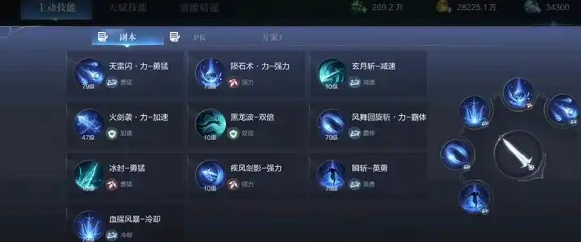 全民奇迹2剑魔加什么天赋