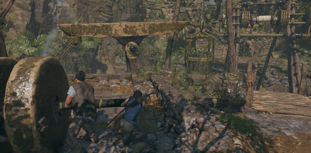 古墓丽影断桥怎么过去