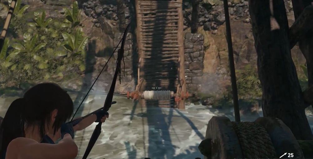 古墓丽影断桥怎么过去