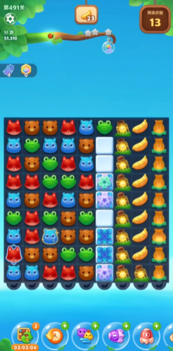 开心消消乐491关怎么过
