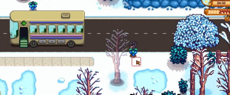 星露谷物语冬天树怎么区别