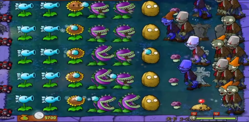 植物大战僵尸95版2-2怎么过 植物大战僵尸95版2-2怎么过