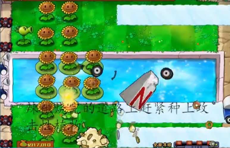 植物大战僵尸的全面冻结怎么过关