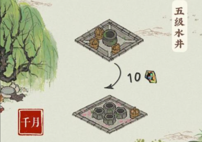 江南百景图水井放哪里