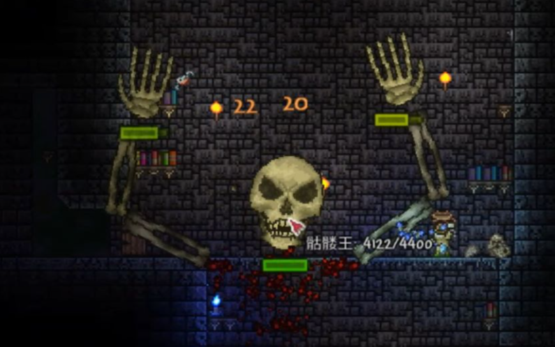 泰拉瑞亚骷髅王用什么打