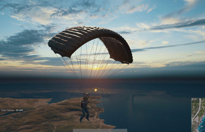 绝地求生开伞如何飘的远